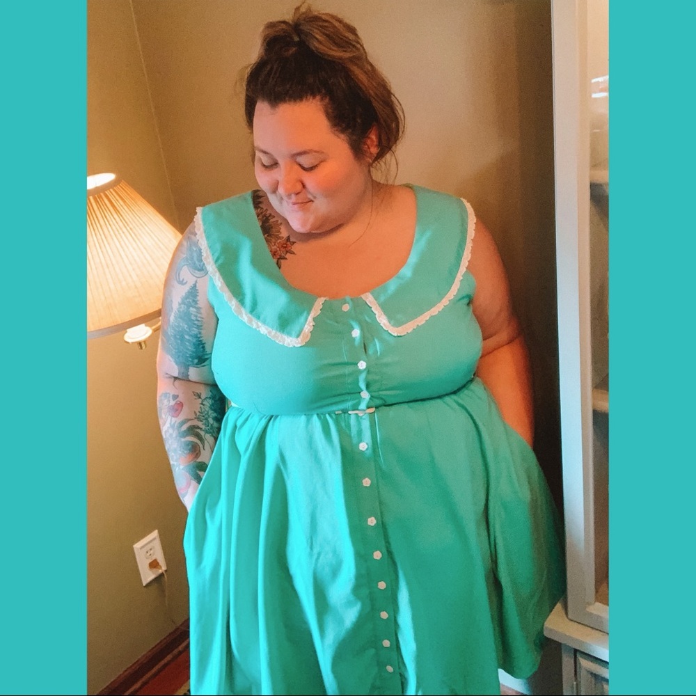 Myrtlewood 3X Mint Dress